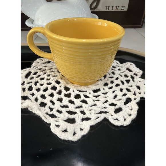 Homer Laughlin Other - Fiesta Homer Laughlin Coffee Tea Cup Yellow Fiestaware HLC USA